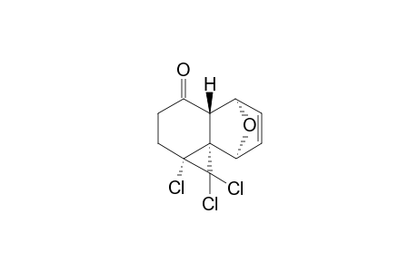 (1a.alpha.,4a.beta.,5.alpha.,8.alpha.,8aS*)-1,1,11a-Trichloro-1,1a,2,3,5,8-hexahydro-5,8-epoxycyclopropa[d]naphthalen-4(4aH)-one