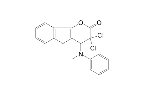 3,3-Dichloro-3,5-dihydro-4-(methylphenylamino)indeno[1,2-B]pyran-2-one