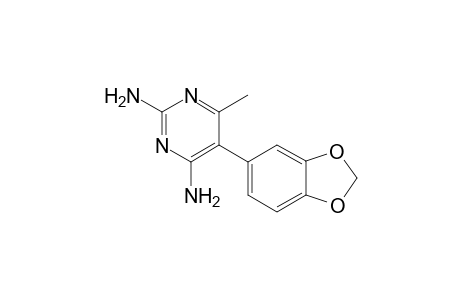 5-(1,3-benzodioxol-5-yl)-6-methyl-pyrimidine-2,4-diamine