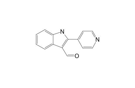 1H-Indole-3-carboxaldehyde, 2-(4-pyridinyl)-