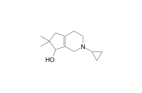 2-Cyclopropyl-2,3,4,5,6,7-hexahydro-6,6-dimethyl-1H-[2]-pyrinden-7-ol