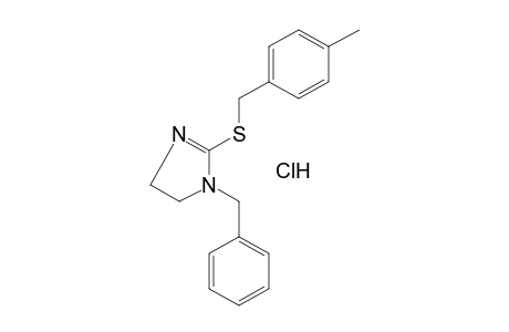 1-benzyl-2-[(p-methylbenzyl)thio]-2-imidazoline, monohydrochloride