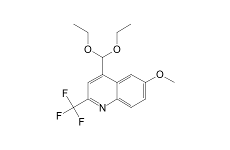 4-(1,1-DIETHOXYMETHYL)-6-METHOXY-2-TRIFLUOROMETHYL-QUINOLINE