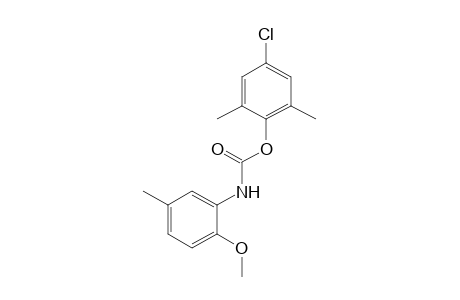 2-methoxy-5-methylcarbanilic acid, 4-chloro-2,6-xylyl ester
