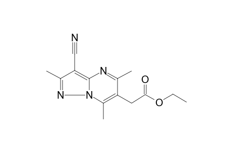 (3-Cyano-2,5,7-trimethyl-pyrazolo[1,5-a]pyrimidin-6-yl)-acetic acid ethyl ester