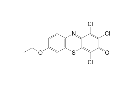 7-Ethoxy-1,2,4-trichloro-3H-phenothiazin-3-one