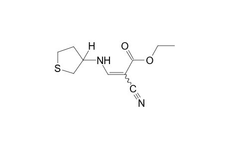 2-cyano-3-[(tetrahydro-3-thienyl)amino]acrylic acid, ethyl ester