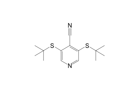 3,5-Bis(tert-butylthio)-4-pyridinecarbonitrile