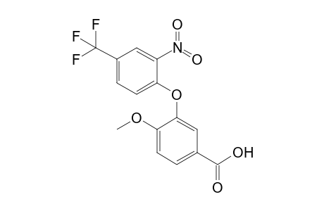 4-Methoxy-3-(2-nitro-4-trifluoromethylphenoxy)benzoic acid