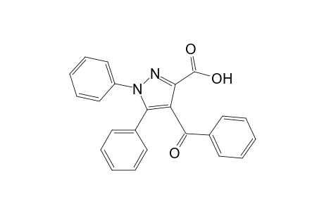 1H-Pyrazole-3-carboxylic acid, 4-benzoyl-1,5-diphenyl-