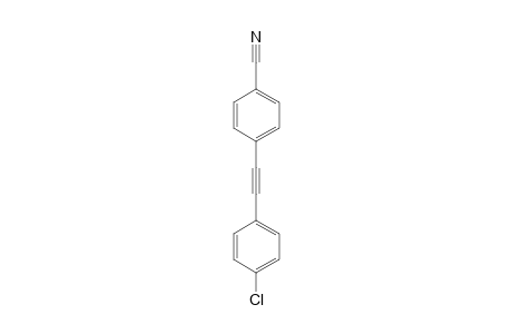 (4-Cyanophenyl)(4-chlorophenyl)ethyne