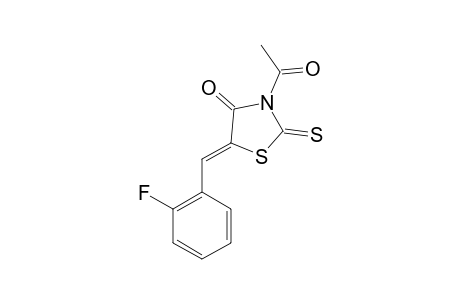 3-Acetyl-5-(2-fluorobenzylidene)rhodanine