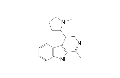 3H-Pyrido[3,4-b]indole, 4,9-dihydro-1-methyl-4-(1-methyl-2-pyrrolidinyl)-