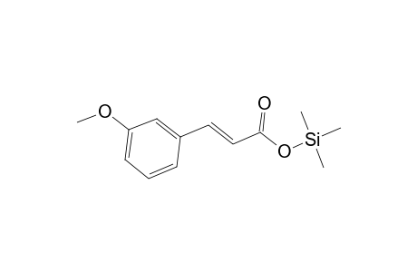 Cinnamic acid, m-methoxy-, trimethylsilyl ester