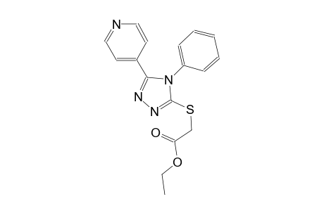 acetic acid, [[4-phenyl-5-(4-pyridinyl)-4H-1,2,4-triazol-3-yl]thio]-, ethyl ester