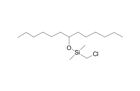 7-Dimethyl(chloromethyl)silyloxytridecane