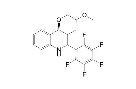 4-Methoxy-2-(perfluorophenyl)tetrahydropyrano[3,2-c]tetrahydroquinoline