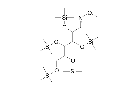 D-Glucose, 2,3,4,5,6-pentakis-O-(trimethylsilyl)-, O-methyloxime