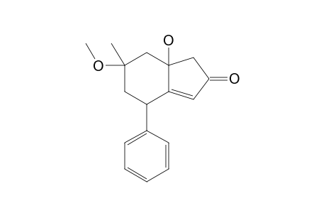 1-HYDROXY-3-METHOXY-3-METHYL-5-PHENYLBICYClO-[4.3.0]-NON-6-EN-8-ONE;(5R)-MAJOR-DIASTEREOISOMER
