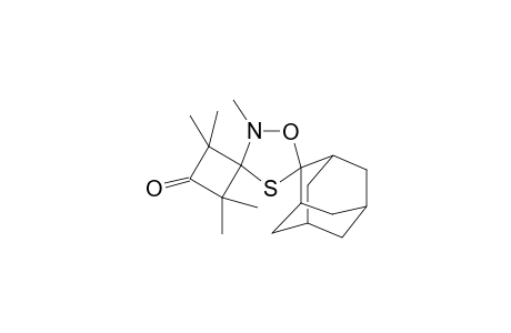 2',2",2",4",4"-Pentamethyldispiro[adamantane-2,5'-(1,4,2)-oxathiazolidine-3',3"-cyclobutan]-1"-one