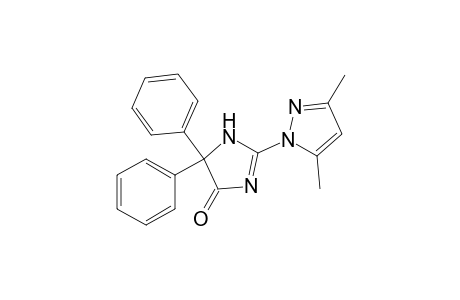 2-(3,5-Dimethylpyrazol-1-yl)-5,5-diphenyl-5H-imidazolin-4-one