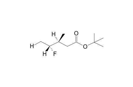 (ERYTHRO)-TERT-BUTYL 3-METHYL-4-FLUOROPENTANOATE