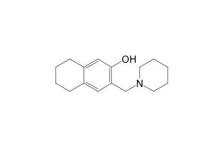 3-(Piperidinomethyl)-5,6,7,8-tetrahydro-2-naphthol