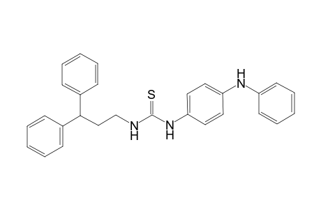 N-(4-anilinophenyl)-N'-(3,3-diphenylpropyl)thiourea