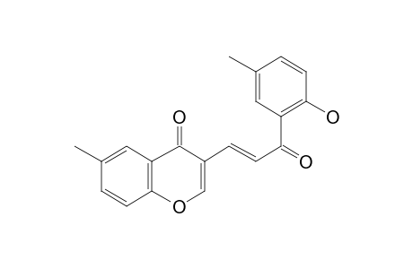 3-[3-(2-Hydroxy-5-methylphenyl)-3-oxoprop-1-en-1-yl]-6-methylchromen-4-one