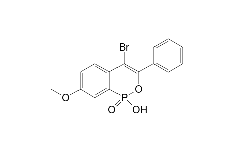 1-Oxo-1-Hydroxy-4-bromo-7-methoxy-3-phenylbenzo[c][1,2]oxaphosphinine