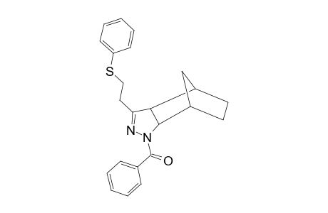 3-Benzoyl-5-[2-(phenylthio)ethyl]-3,4-diazatricyclo[5.2.1.0(2,6)]dec-4-ene