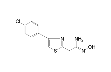 4-(p-chlorophenyl)-2-thiazoleacetamidoxime