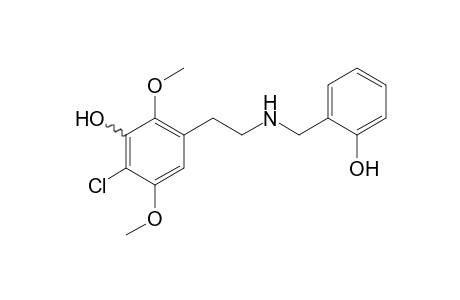 25C-NBOMe-M (O-demethyl-HO-) isomer 1 MS2