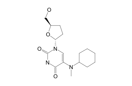 1-(2,3-DIDEOXY-ALPHA-D-GLYCERO-PENTOFURANOSYL)-5-(N-METHYLCYClOHEXYLAMINO)-URACIL
