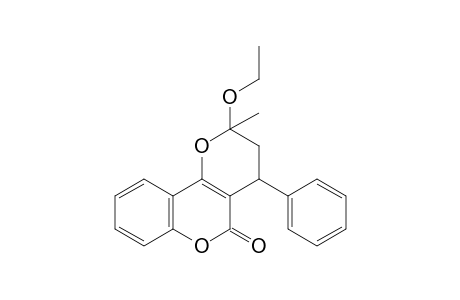 2-Ethoxy-2-methyl-4-phenyl-3,4-dihydro-2H-pyrano[3,2-c]chromen-5-one