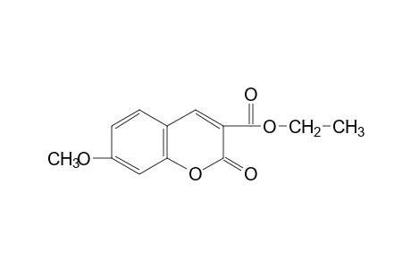 7-methoxy-2-oxo-2H-benzopyran-3-carboxylic acid, ethyl ester