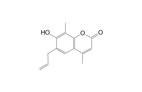 6-allyl-7-hydroxy-4,8-dimethyl-2H-chromen-2-one