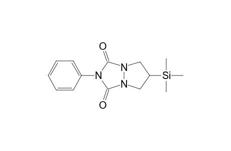 2-Phenyl-6-trimethylsilyl-6,7-dihydro-5H-pyrazolo[1,2-a][1,2,4]triazole-1,3-dione