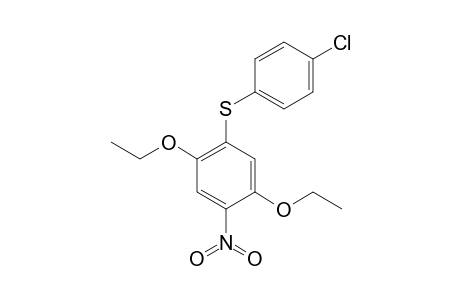 p-chlorophenyl 2,5-diethoxy-4-nitrophenyl sulfide