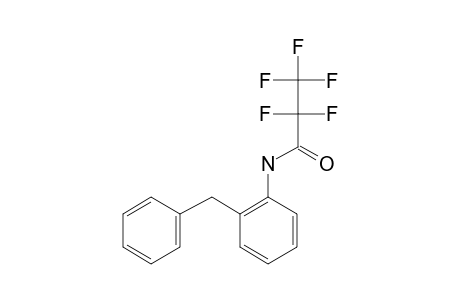 2-Benzylaniline, N-pentafluoropropionyl-