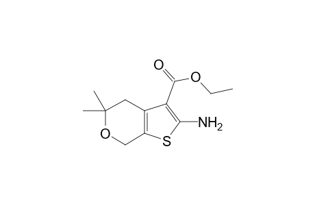 2-Amino-5,5-dimethyl-4,7-dihydrothieno[2,3-c]pyran-3-carboxylic acid ethyl ester