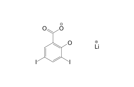 3,5-DIIODOSALICYLIC ACID, MONOLITHIUM SALT