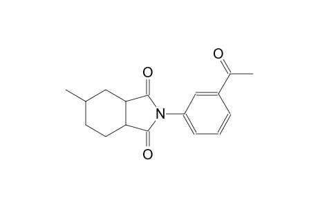 1H-isoindole-1,3(2H)-dione, 2-(3-acetylphenyl)hexahydro-5-methyl-