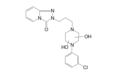 Trazodone-M (di-HO-) MS2