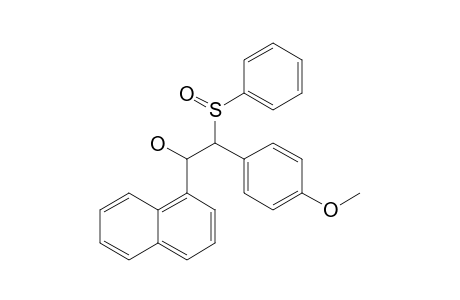 2-(4-Methoxyphenyl)-1-(1-naphthyl)-2-phenylsulfinylethanol