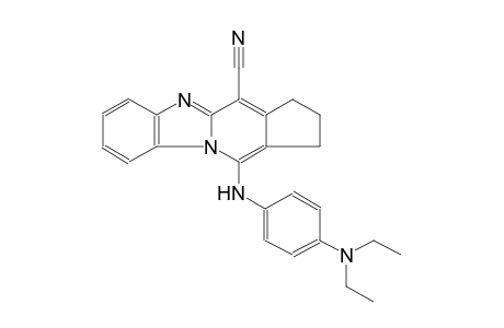11-[4-(diethylamino)anilino]-2,3-dihydro-1H-cyclopenta[4,5]pyrido[1,2-a]benzimidazole-4-carbonitrile