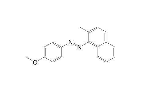 (4-Methoxyphenyl)(2-methylnaphthalen-1-yl)diazene