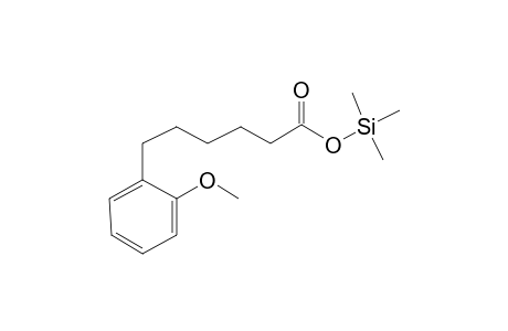 (2-Methoxyphenyl)hexanoic acid, trimethylsilyl (ester)