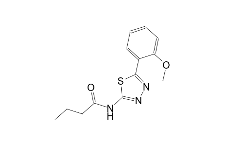 N-[5-(2-methoxyphenyl)-1,3,4-thiadiazol-2-yl]butanamide