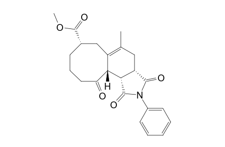 Methyl (3aS*,7S*,11aS*,11bR*)-5-Methyl-1,3,11-trioxo-2-phenyl-2,3,3a,4,6,7,8,9,10,11,11a,11b-dodecahydro-1H-cycloocta[e]isoindole-7-carboxylate